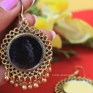 mirror small earring