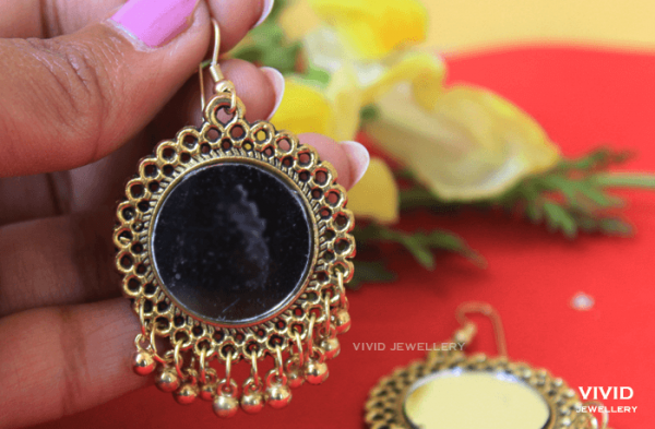 mirror small earring