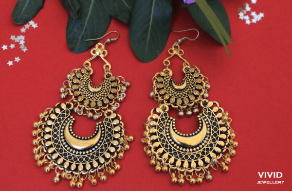 medium size double layer chandbali