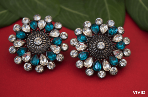 multistone zircon stud - Image 3