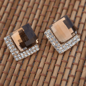brown stone stud
