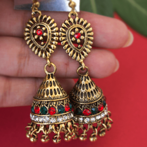 stone jhumka