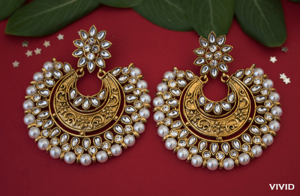 pearl chandbali