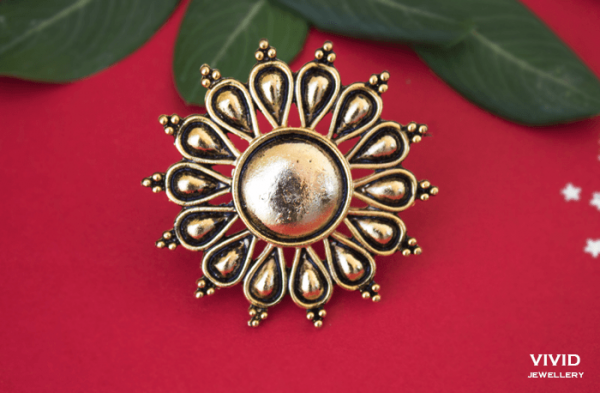 golden drop ring
