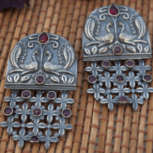 birdy silver lookalike earring