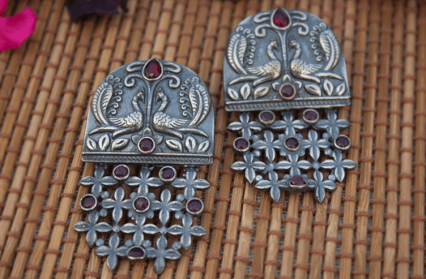 birdy silver lookalike earring