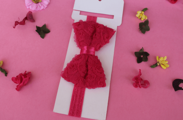 headband dark pink