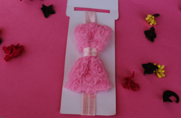 headband baby pink