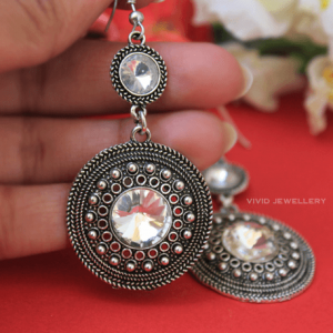 white stone dangler