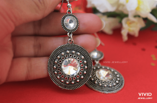 white stone dangler