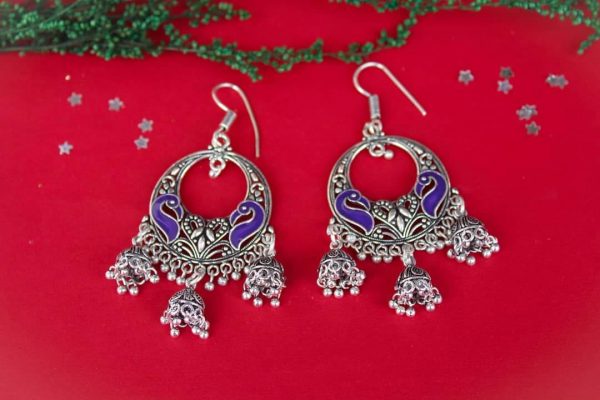 birdy three jhumka earring
