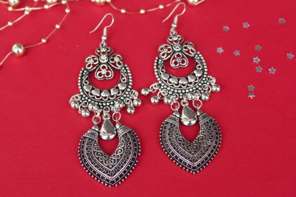 oxidised earring