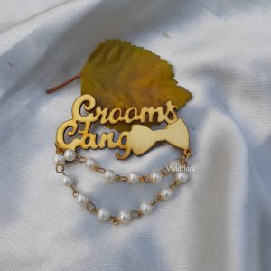 Groom Gang Brooch