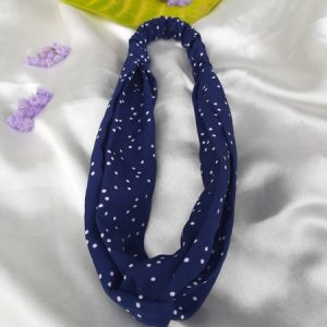blue small polka