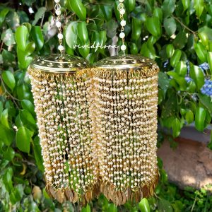 Pearl Kaleera With Hanging Leaves !!!