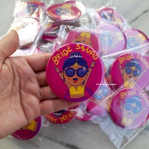 Bride's Squad Badges