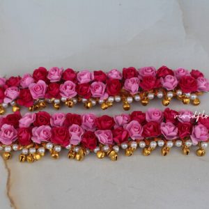 Floral Gunghru Anklet
