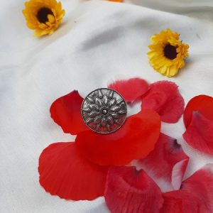 oxidised silver ring