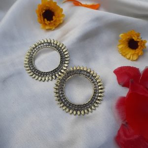 golden sunny hoops