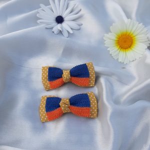 Bow polka yellow