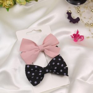 bow hair ties (Set Of 2 )