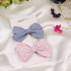 bow hair ties (Set Of 2 )
