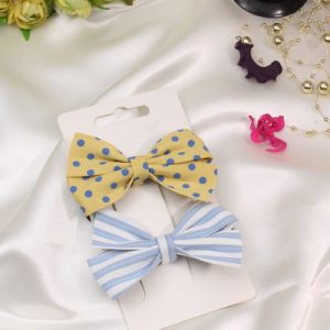 bow hair ties (Set Of 2 )