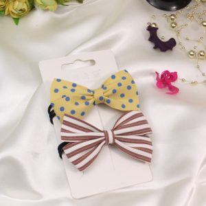 bow hair ties (Set Of 2 )