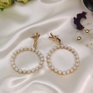 pearl hoops