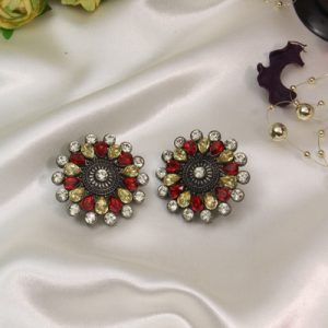 multistone zircon stud !!!