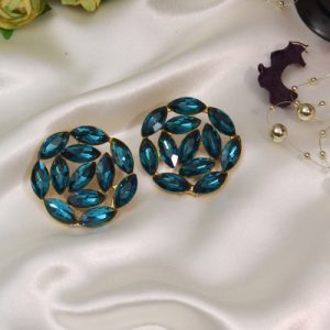 Crystal stone stud