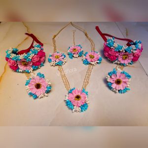 Baby Pink Blue Daisy Set