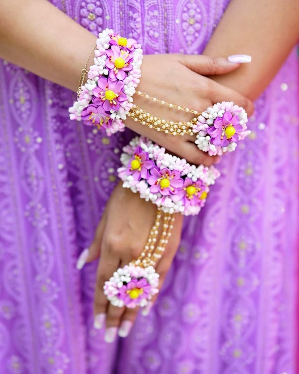 purple sunflower handcuffs