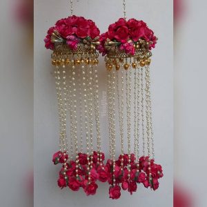 Red rose floral kaleere