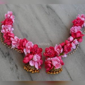 Kanauti Jhumka with extended chain