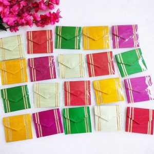 ghtly colored shagun envelopes, ideal for presenting ginni coins as traditional gifts during Raksha Bandhan, Diwali