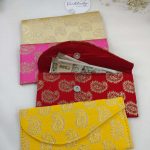cash envelopes with traditional prints and vibrant colors, ideal for presenting monetary gifts during weddings, shagun ceremonies,