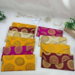 Beautifully designed shagun envelopes with traditional embroidery, ideal for wedding favors, bridal shower gifts, baby shower, and nikah ceremony giveaways