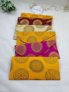 traditional handcrafted shagun envelopes with gold trim, perfect for shagun ceremony giveaways, wedding favors, and nikah ceremony envelopes