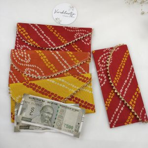 olorful Leheriya Shagun Cash Envelopes for Festivals and Special Occasions