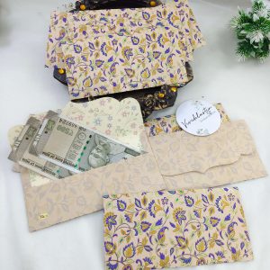 Beautifully designed printed shagun envelopes with traditional motifs, suitable for bridal showers and baby showers