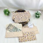 colored printed shagun envelopes with intricate floral designs, perfect for weddings and nikah ceremonies