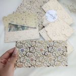 Beautifully designed printed shagun cash envelopes with intricate motifs, ideal for bridal showers and shagun giveaways