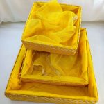 handcrafted shagun tray crafted from high-quality MDF with delicate net accents. Ideal for return gifts and guest giveaways at sangeet, engagement ceremonies, and baby showers