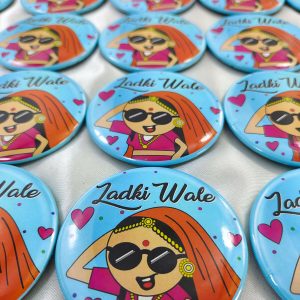 Ladkiwale Guest & Bridesmaids Gold Plated Brooches