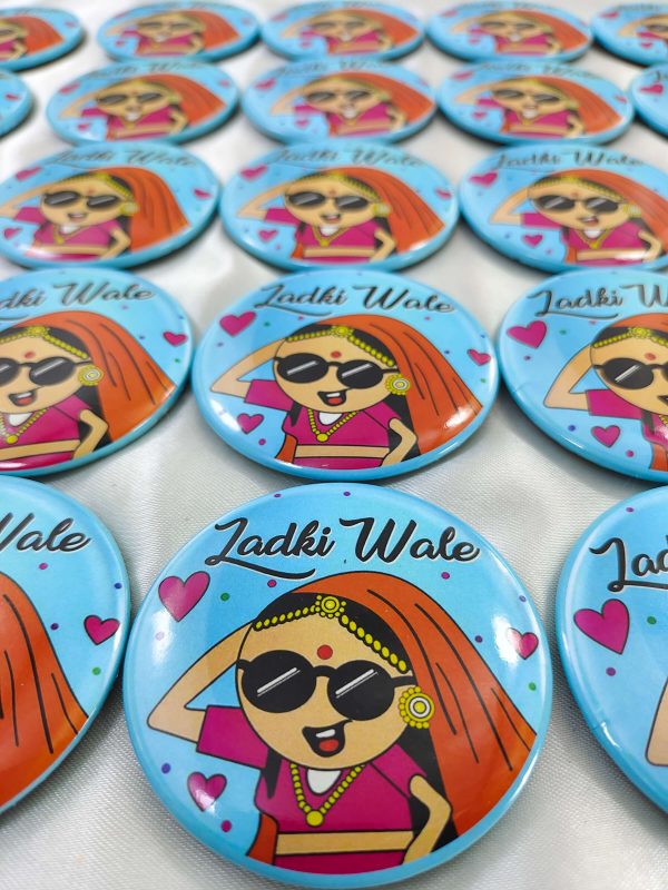 Ladkiwale Guest & Bridesmaids Gold Plated Brooches