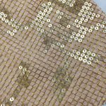 ippy Gota Potli featuring a golden sequin design on a pink base. The drawstring closure adds charm, making it a perfect accessory for weddings, nikah ceremonies, or as a thoughtful wedding favor or bridesmaid gift.