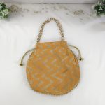 Lehariya printed bags each with a unique zigzag pattern. These bags are perfect for wedding favors, nikah ceremony gifts, and giveaway favors