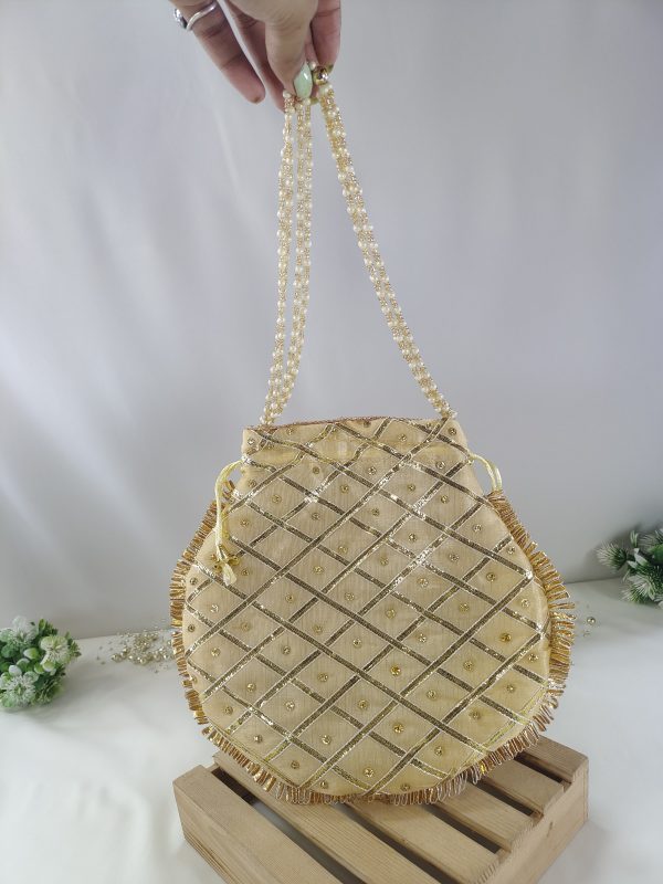 Gota Potli bag Bridal Shower Bridesmaids Favor - Image 2